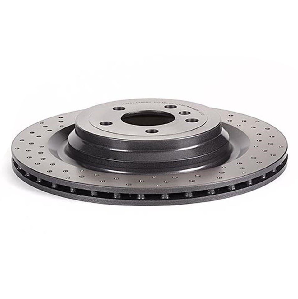 Mercedes Brembo Disc Brake Rotor - Rear (345mm) (Cross-Drilled) 1664230312